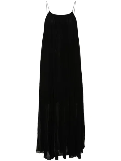 Rodebjer Solin Slip-on Maxi Dress In Black