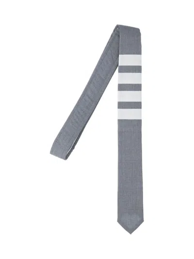 Thom Browne Classic Tie In Grey