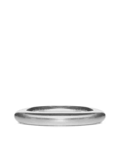 Jil Sander Halo Band Ring In Silver