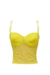 Elisabetta Franchi Top  Woman Color Yellow