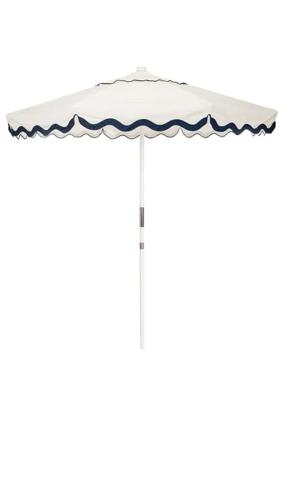 Business & Pleasure Co. Market Umbrella In Riviera White