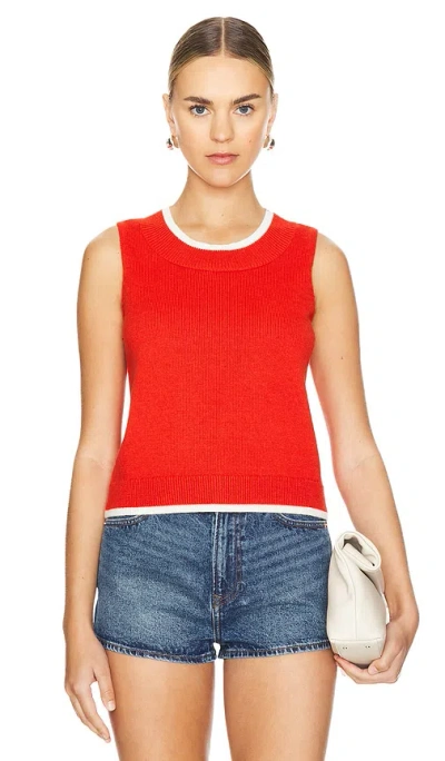 Central Park West Lucy Shell Sweater In 花条纹