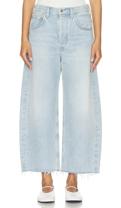Citizens Of Humanity Ayla Wide Leg Crop In Freshwater
