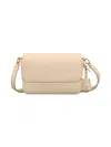 Maison De Sabre Maison De Sabré Medium Leather Flap Bag In Saharan Nude