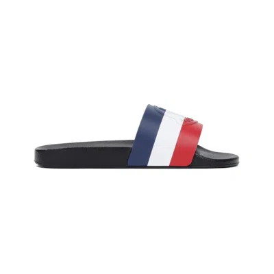 Moncler Basile Slides Shoes In Charcoal