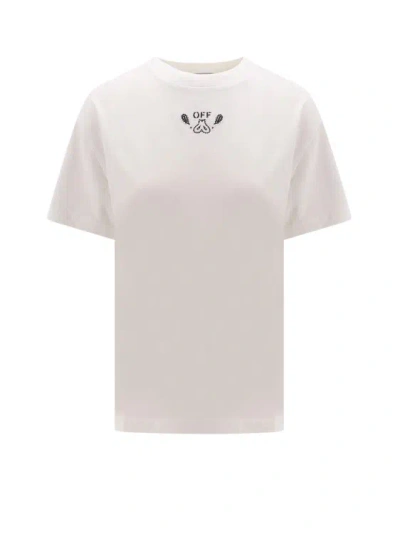 Off-white T-shirt Arrow Bandana In White
