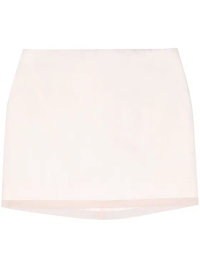 Sportmax Silk Mini Skirt In Pink