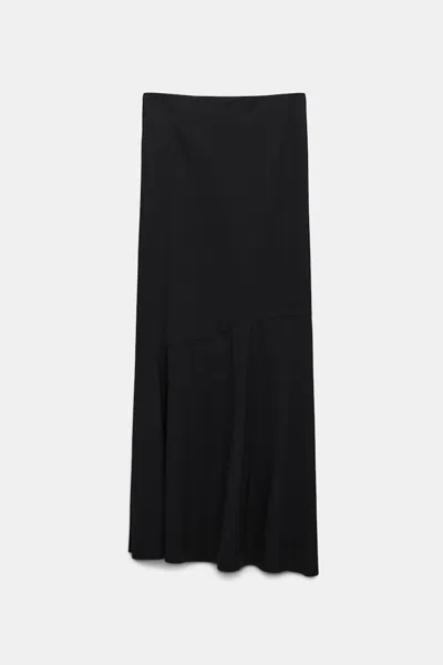 Dorothee Schumacher Midi Skirt With Western-inspired Detailing In Black