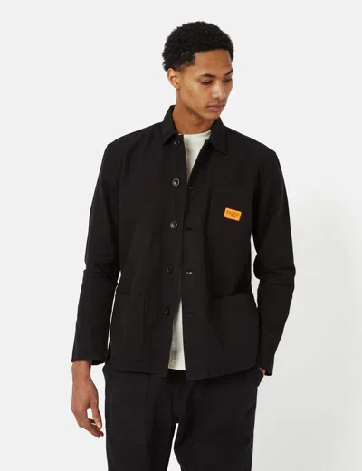 Service Works Canvas Coverall Jacket In Black
