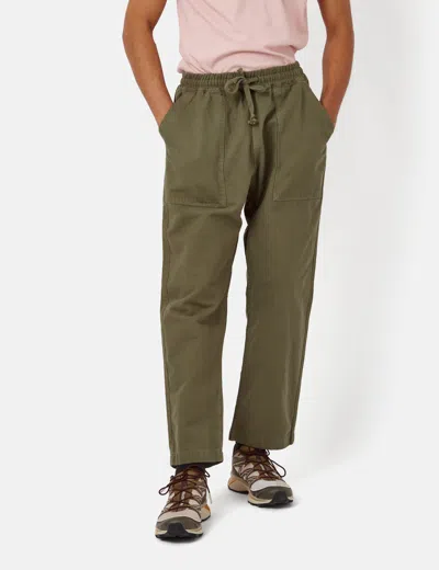 Service Works Classic Canvas Chef Pant In Olive Green