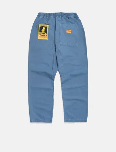 Service Works Classic Canvas Chef Pant In Blue