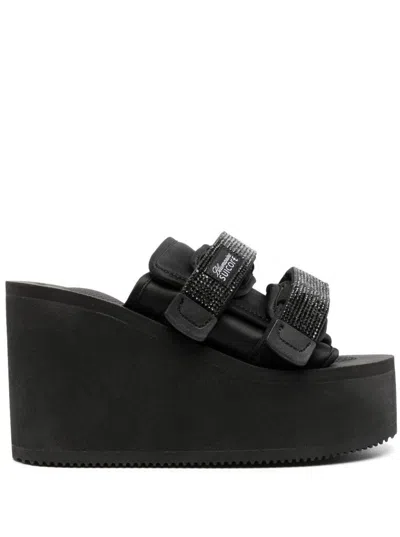 Blumarine X Suicoke High Sandals In Black