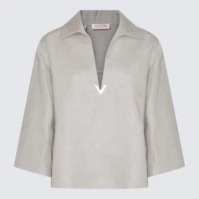 Valentino Top  Woman Colour Beige In 米色