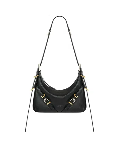 Givenchy Mini Voyou Leather Bag In Black