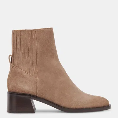 Dolce Vita Linny H2o Boots Truffle Suede In Brown