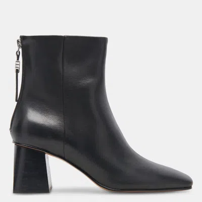 Dolce Vita Fifi H2o Wide Booties Black Leather