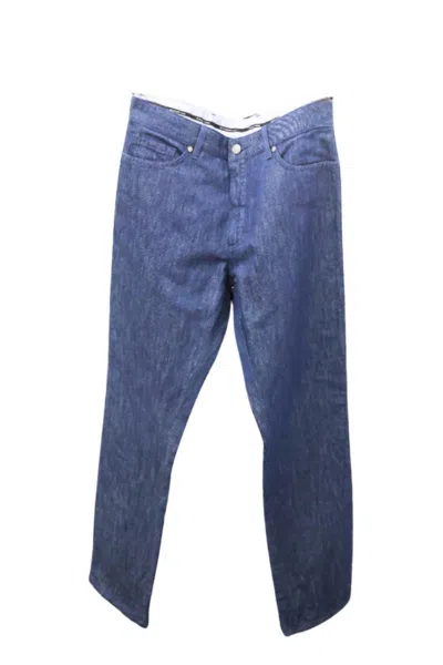 Zegna Straight Leg Jeans In Blue