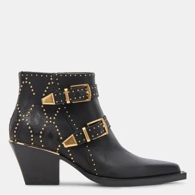 Dolce Vita Ronnie Booties Black Leather