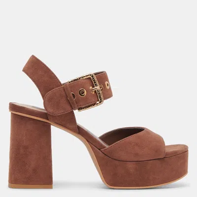 Dolce Vita Bobby Heels Cocoa Suede In Multi