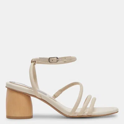 Dolce Vita Mikael Heels Ivory Leather In Multi