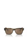 Oliver Peoples Men's Birell Sun Acetate Rectangle Sunglasses In Olive Smoke