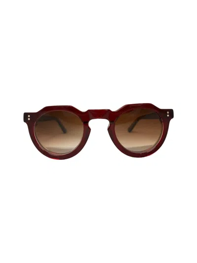 Lesca Pica Sunglasses In Brown
