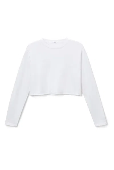 Perfectwhitetee Women's The Candace Crop Top In White