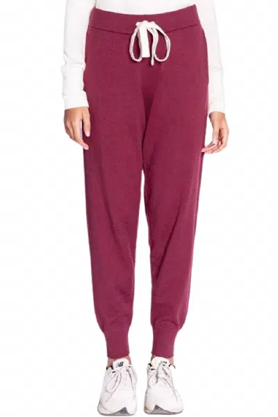 Pj Salvage Slounge Garden Pant In Bordeaux In Blue