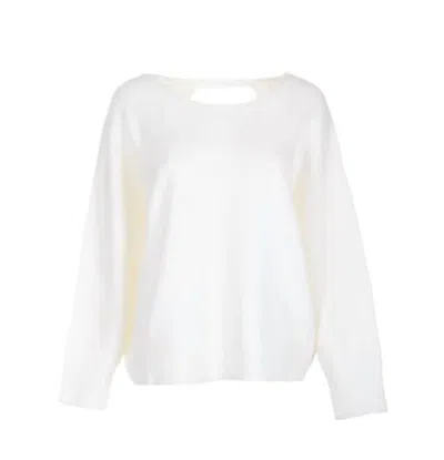 Suncoo Women's Plamedi Sweater In Blanc Casse In Multi