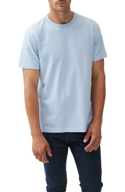 Rodd & Gunn Men's Fairfield Turkish Cotton And Linen Melange T-shirt In Sky