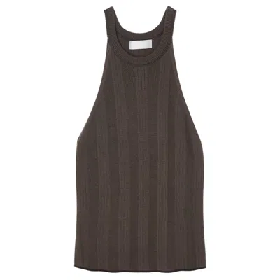 Moussy Swarm Delta Tank Top In Brown