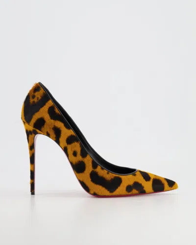 Christian Louboutin And Leopard Ponyhair Pumps In Black