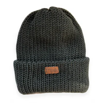 Little Birdie Design Studio Unisex Double Knit Winter Cap In Smokey Quartz Grey In Gray