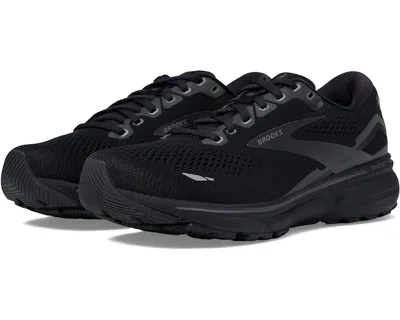 Brooks Women's Ghost 15 Running Shoes ( B Width ) In Black/black/ebony In Multi