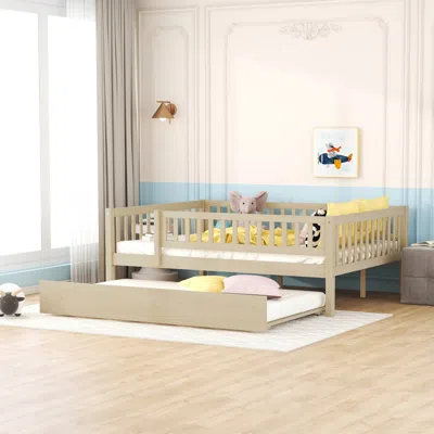 Simplie Fun Full Size Wood Daybed In Neutral
