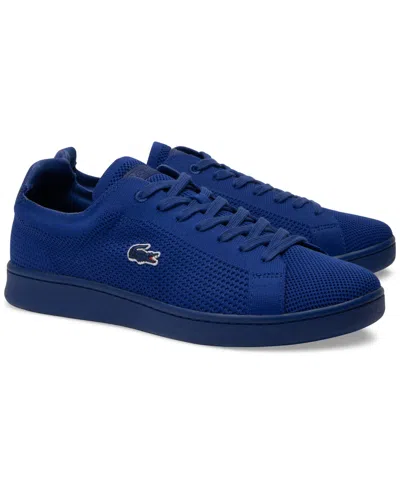 Lacoste Men's Carnaby Piqué Sneakers - 10 In Blue