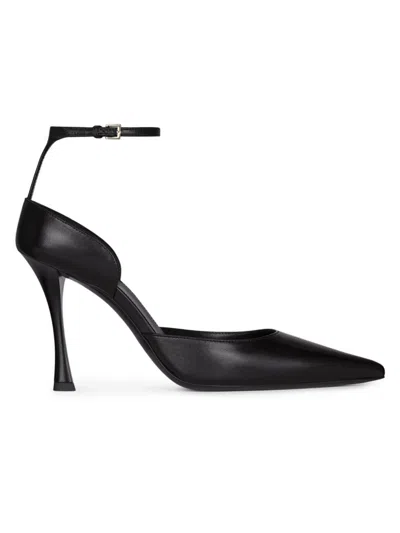 Givenchy Leather Show Stocking Pumps 95 In Black