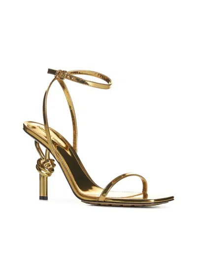 Bottega Veneta Sandals In Golden