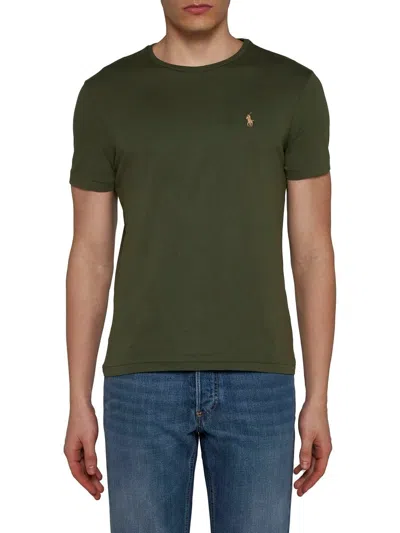 Polo Ralph Lauren Short Sleeves Slim Fit T-shirt Clothing In Green