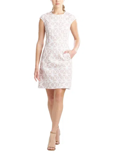 Natori Women's Sleeveless Geo-print A-line Dress In White