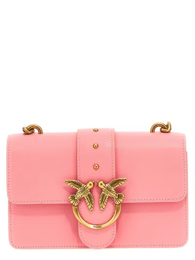 Pinko Mini Love Bag One Simply Crossbody Bags Pink