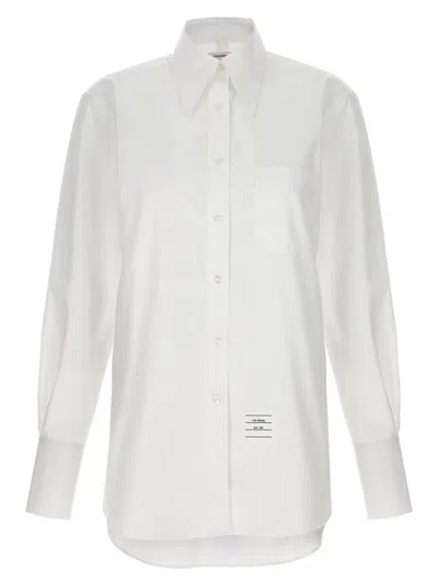 Thom Browne 'exaggerated Point Collar' Shirt In White