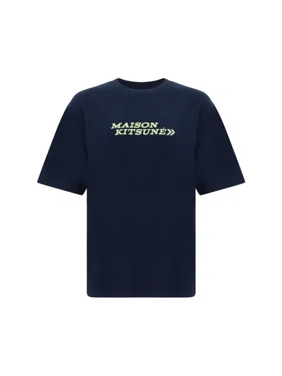 Maison Kitsuné T-shirt In Deep Navy