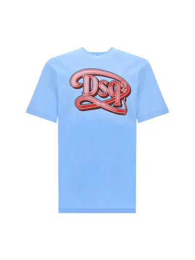 Dsquared2 T-shirt In Light Blue