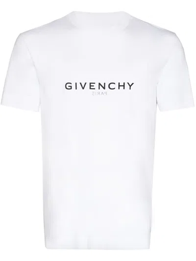 Givenchy T-shirt Slim  Reverse In Cotone In White