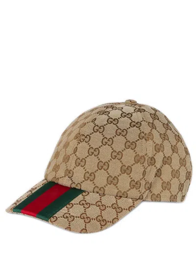 Gucci Original Gg Baseball Hat In Beige