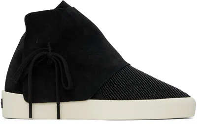 Fear Of God Men's Moc Suede Mid-top Trainers In Black