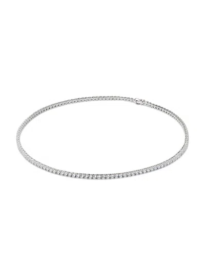 Hatton Labs Men's Sterling Silver & White Cubic Zirconia Chain Necklace