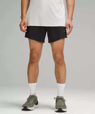 Lululemon Fast And Free Trail Running Lined Shorts 6" In Black