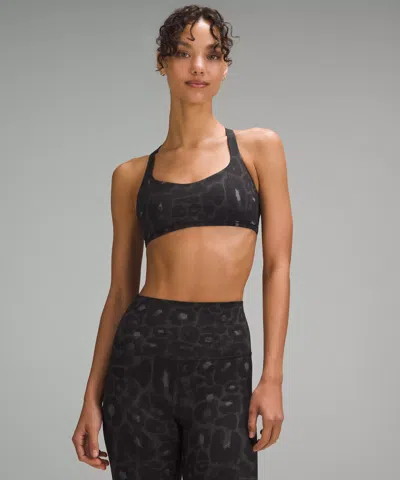 Lululemon Free To Be Bra - Wild Light Support, A/b Cup In Black